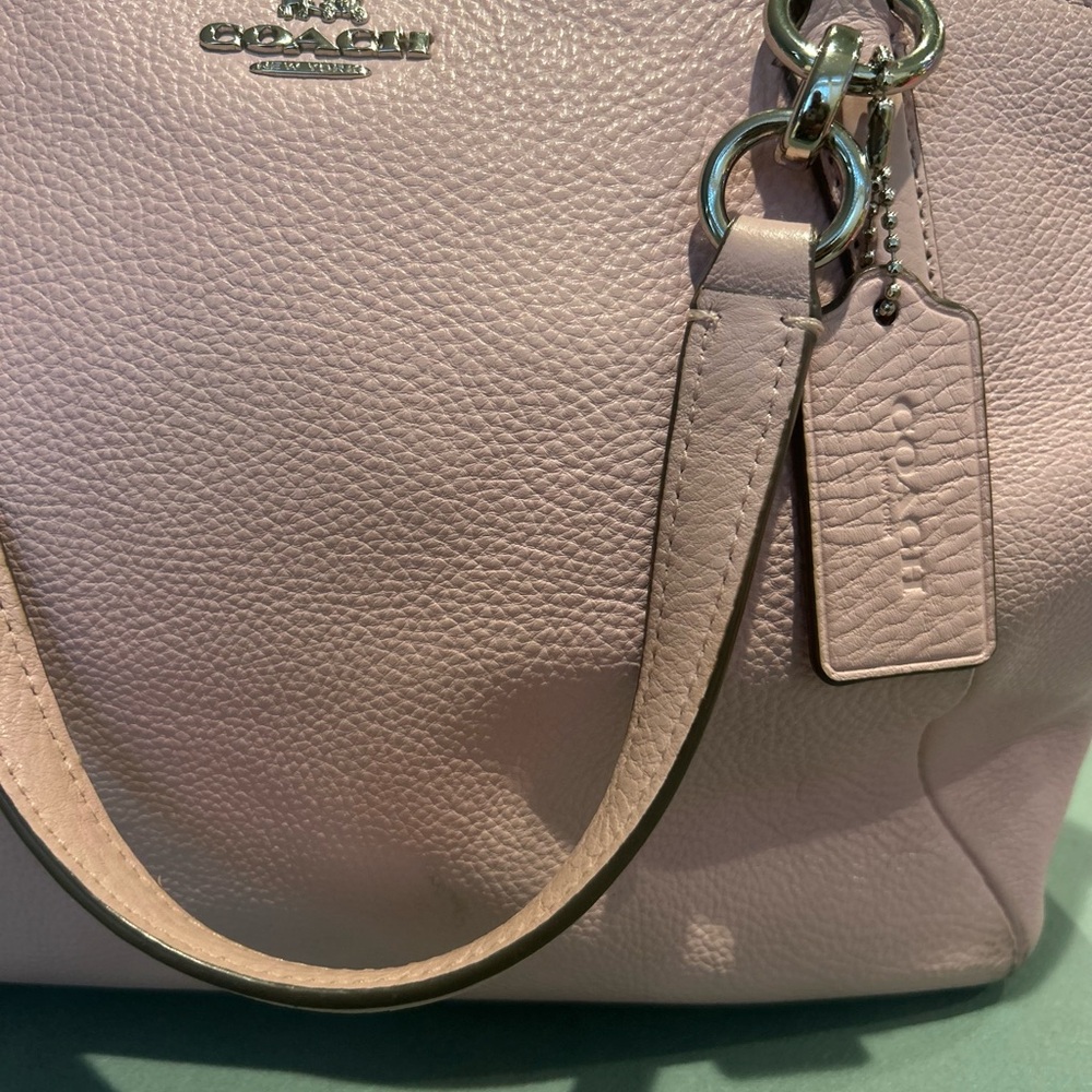 Coach Kelsey F36675 Pink pebbled Leather Women's Bag NWOT - Picture 4 of 11
